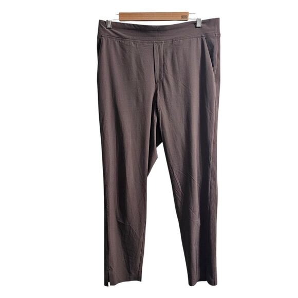 ATHLETA Mid-rise Brooklyn Ankle Pant Size Brown 10 - Picture 1 of 9